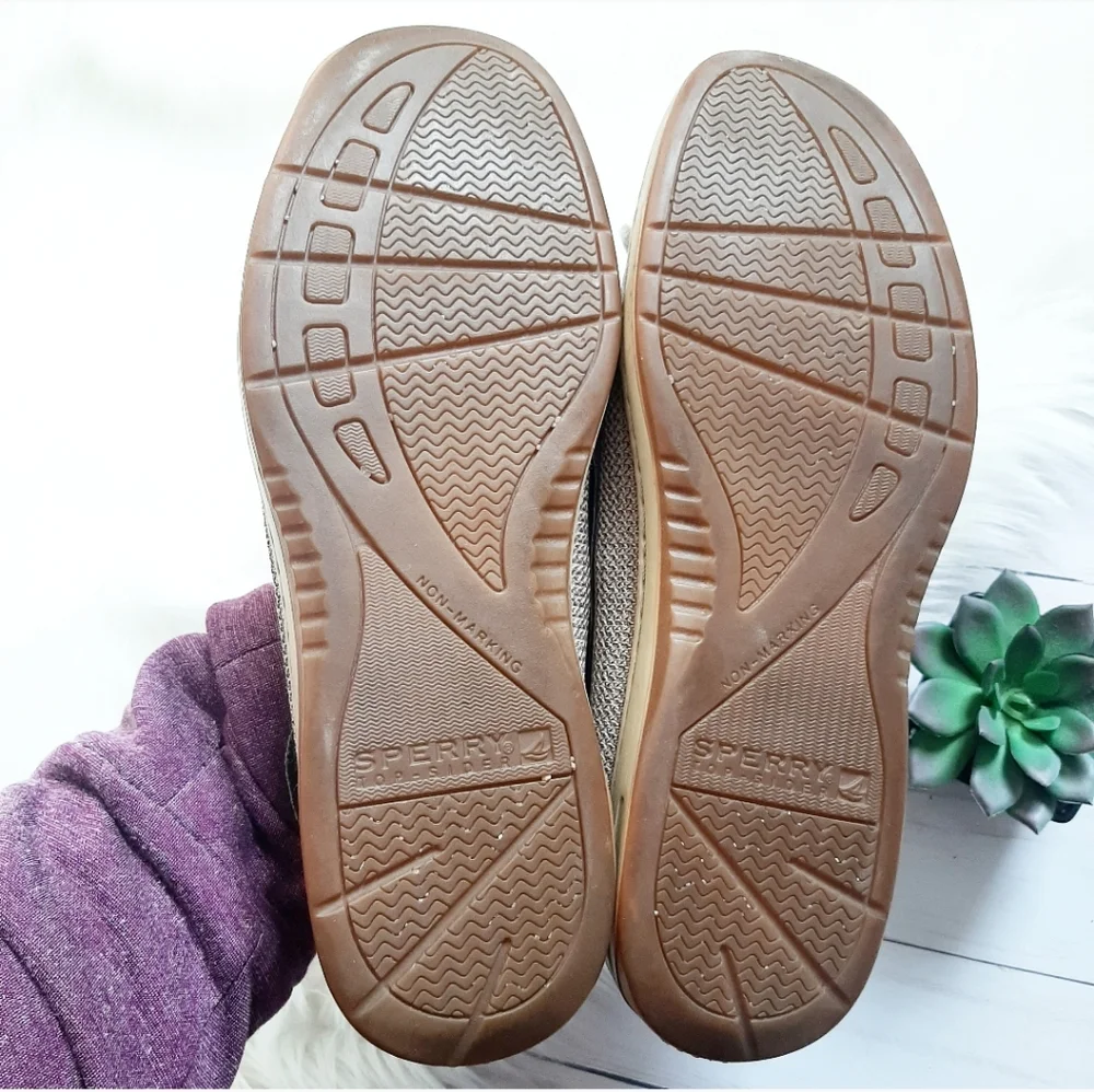 Sperry Top Sider Silver Boat Shoes - Picture 7 of 7